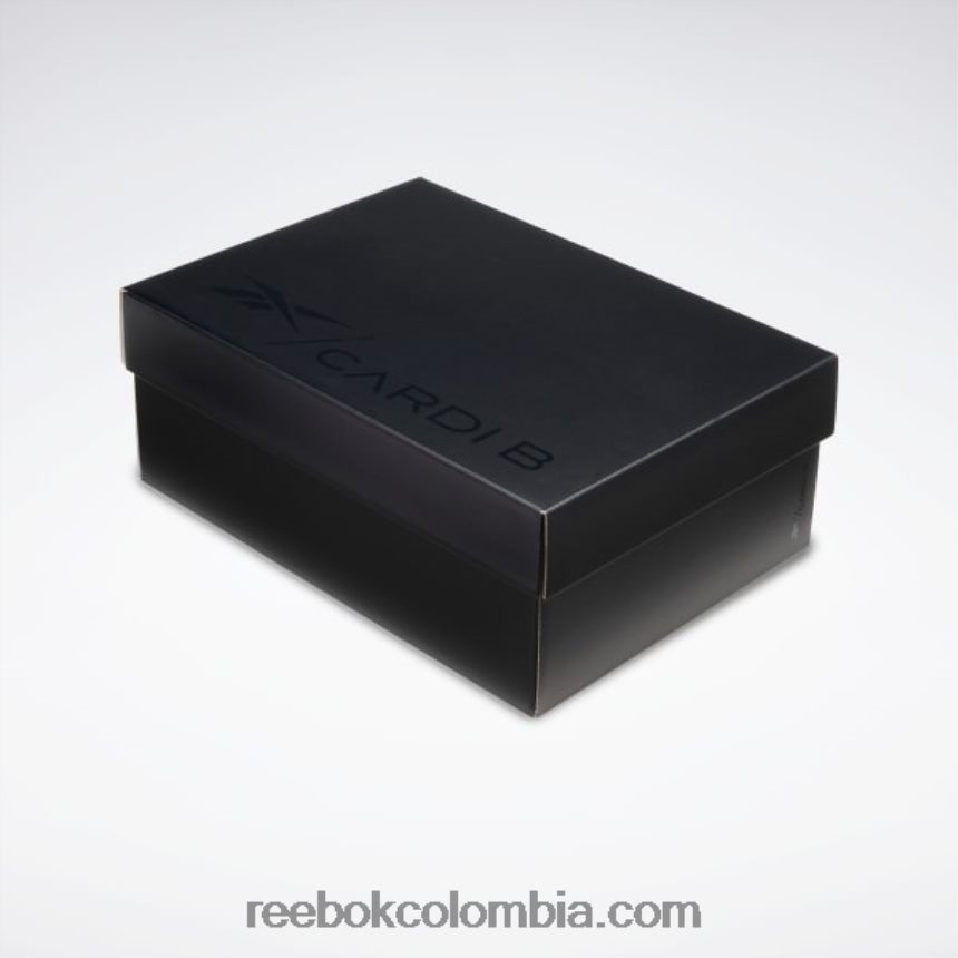 niños menta semipíxel/metal plateado. zapatos de cuero cardi b classic - escuela primaria Reebok D260LP1455