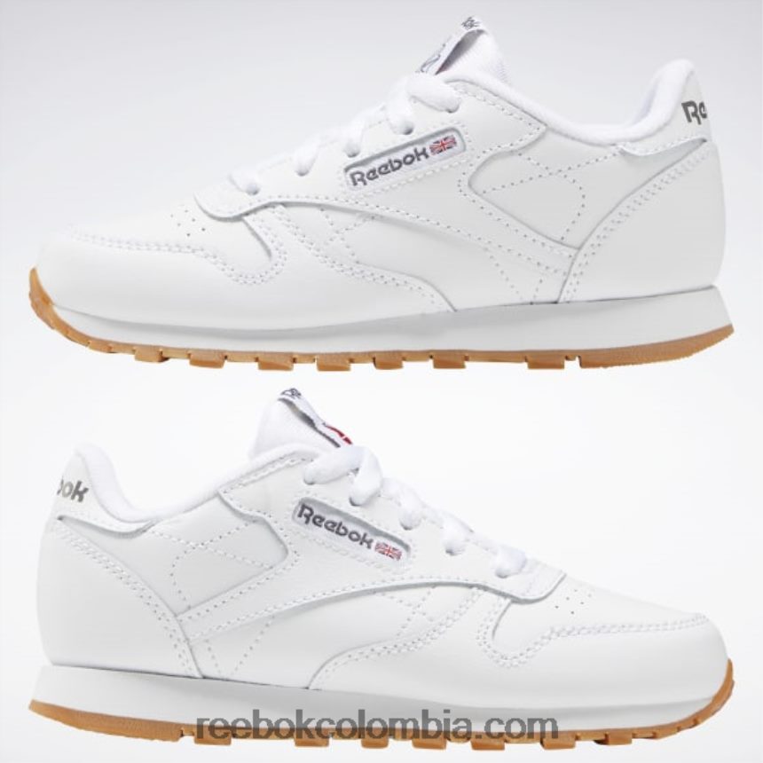 niños multi zapatos clásicos de cuero - preescolar Reebok D260LP1408