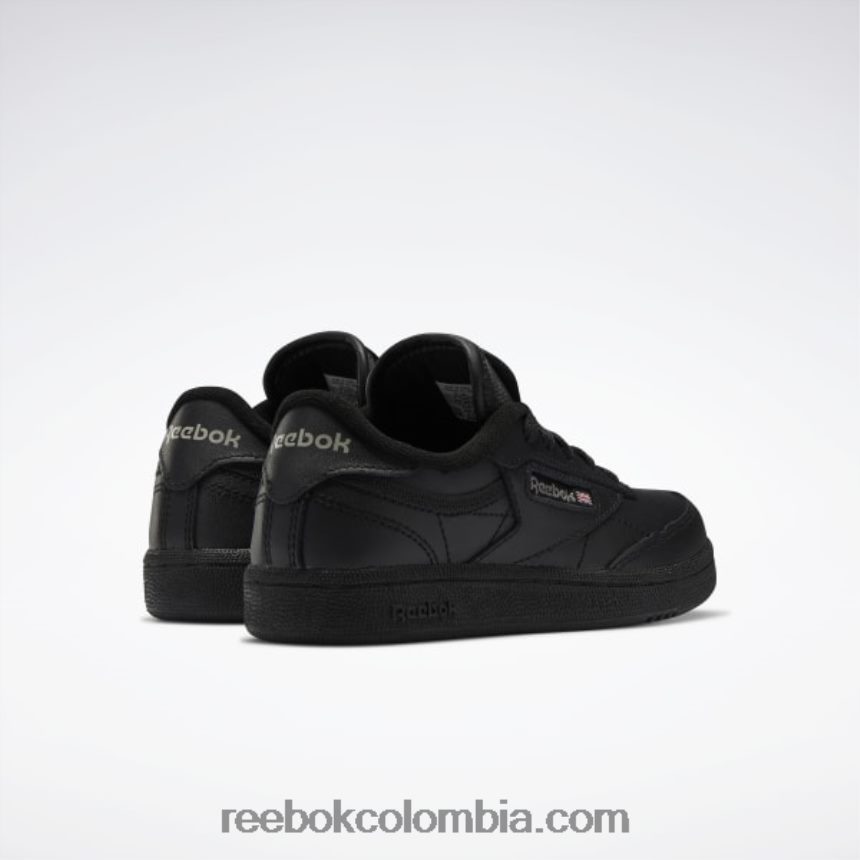 niños negro/carbón zapatos club c - preescolar Reebok D260LP1429