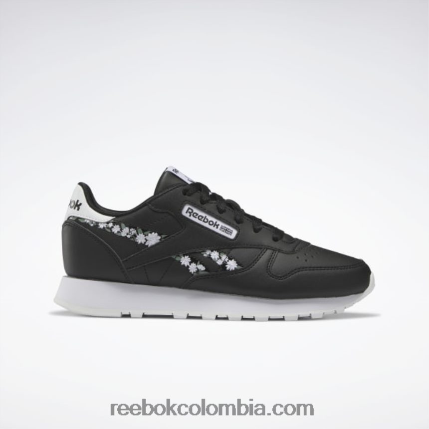 niños negro núcleo/blanco ftwr zapatos de cuero clásicos - escuela primaria Reebok D260LP1410