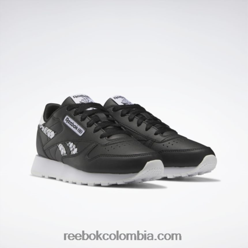niños negro núcleo/blanco ftwr zapatos de cuero clásicos - escuela primaria Reebok D260LP1410