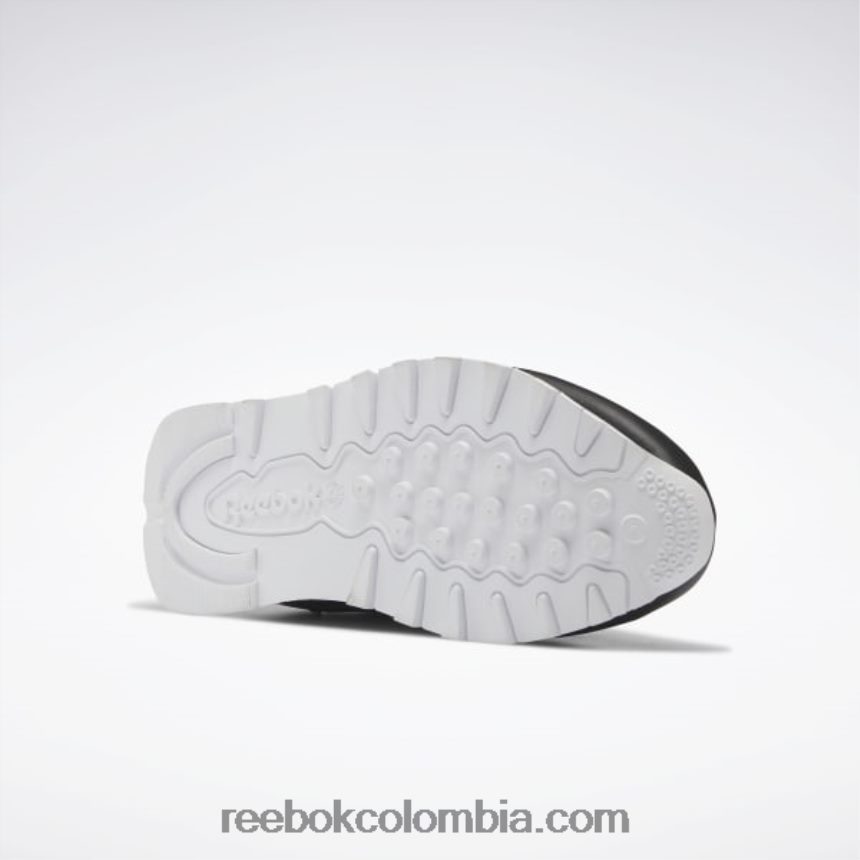 niños negro núcleo/blanco ftwr zapatos de cuero clásicos - escuela primaria Reebok D260LP1410