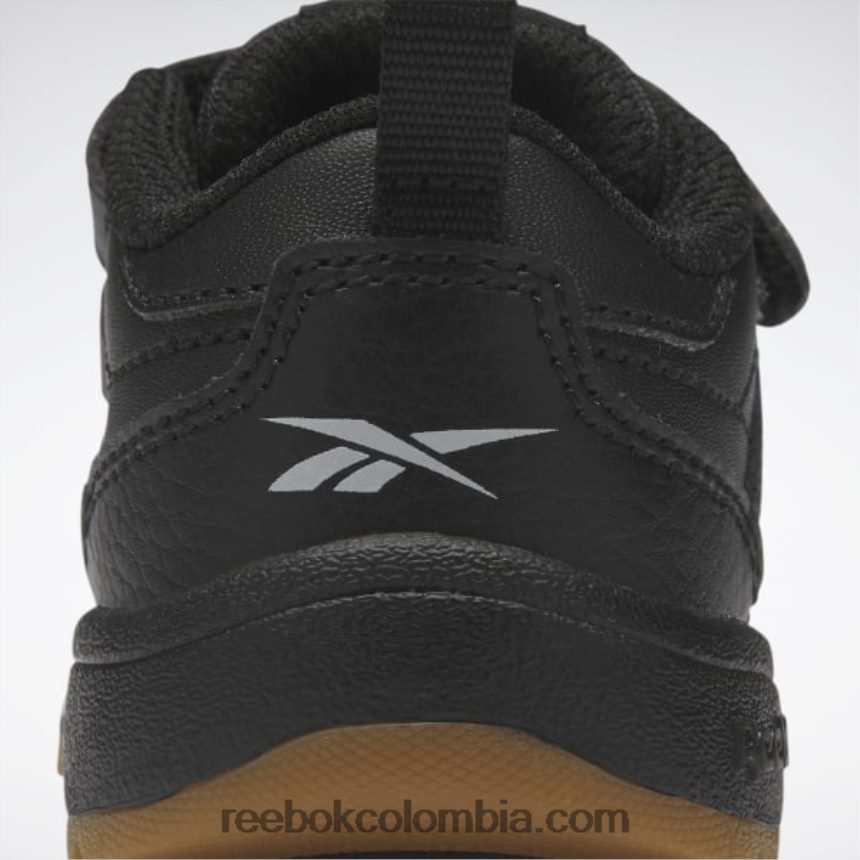 niños negro núcleo/gris puro 3 zapatos bajos con cierre weebok - niño pequeño Reebok D260LP1431