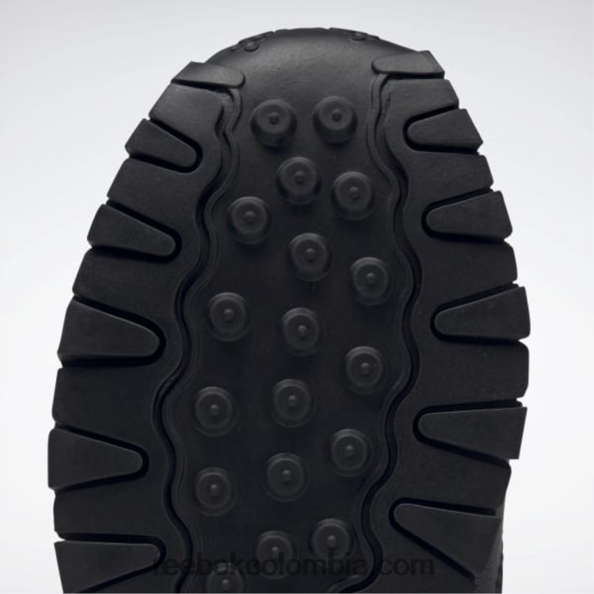 niños negro zapatos clásicos de cuero - preescolar Reebok D260LP1447