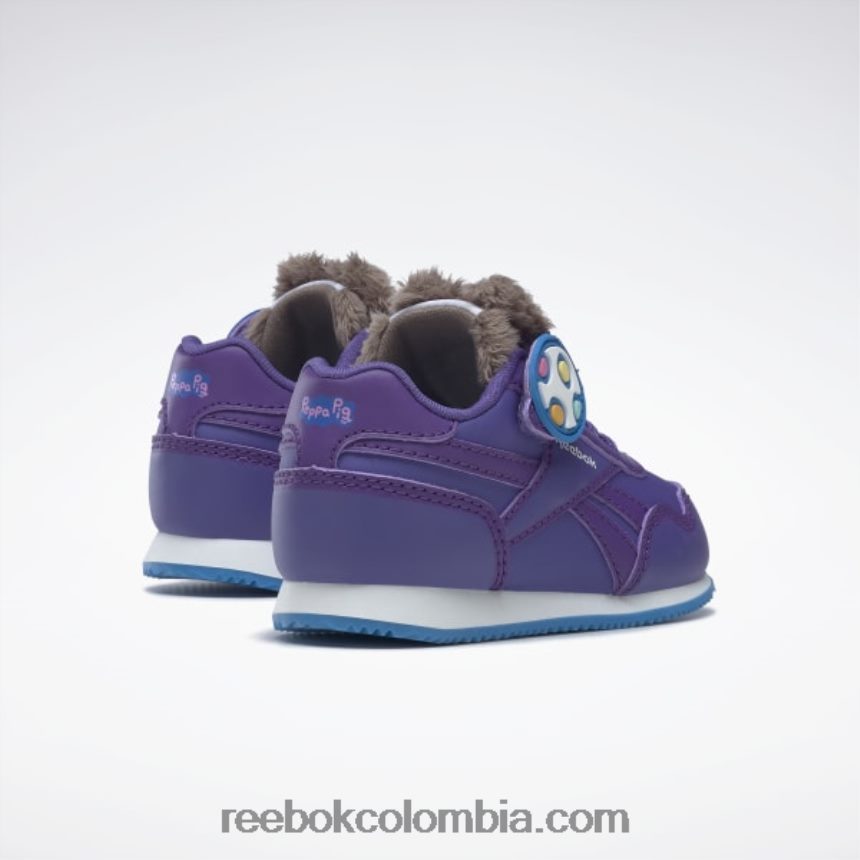 niños púrpura insistente/púrpura mágico/azul energía peppa pig classic jogger 3 1v zapatos - niño pequeño Reebok D260LP1423