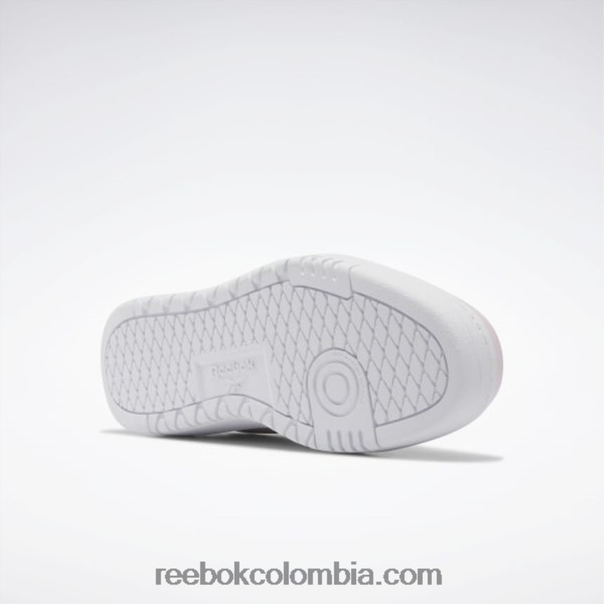 niños porcelana rosa/ftwr blanco/plata met. zapatos dobles club c 85 - escuela primaria Reebok D260LP1442