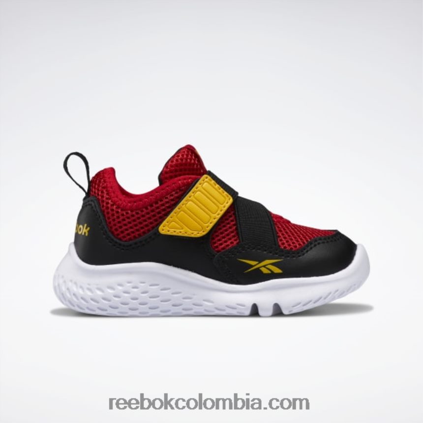 niños rojo vectorial/núcleo negro/siempre amarillo weebok flex sprint - niño pequeño Reebok D260LP1452