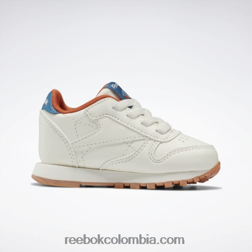 niños tiza/azul acero s23-r zapatos clásicos de piel - niño Reebok D260LP1387