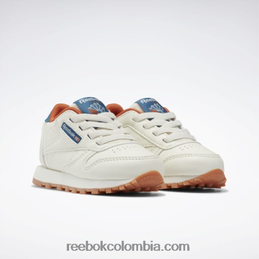 niños tiza/azul acero s23-r zapatos clásicos de piel - niño Reebok D260LP1387
