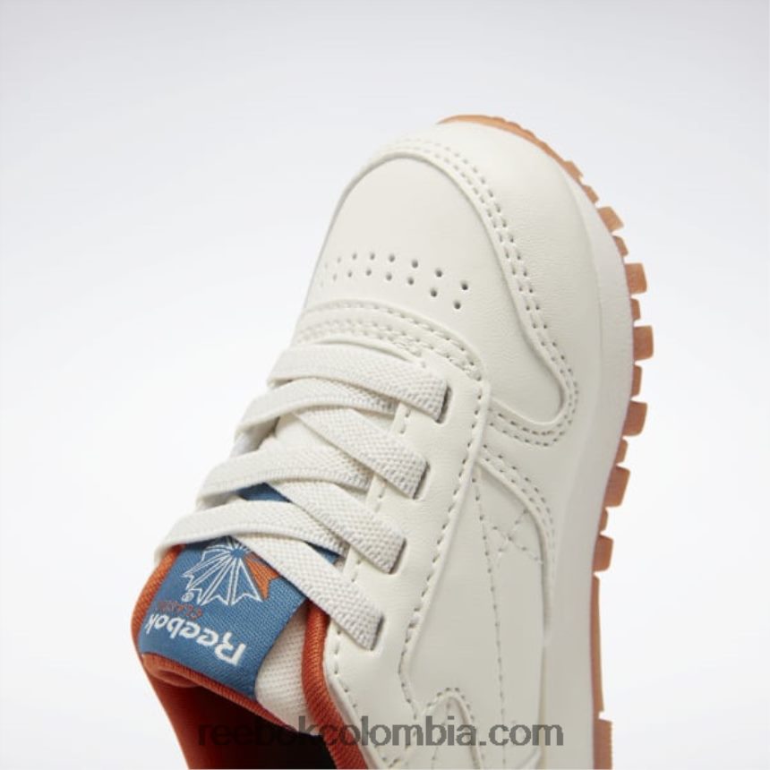 niños tiza/azul acero s23-r zapatos clásicos de piel - niño Reebok D260LP1387