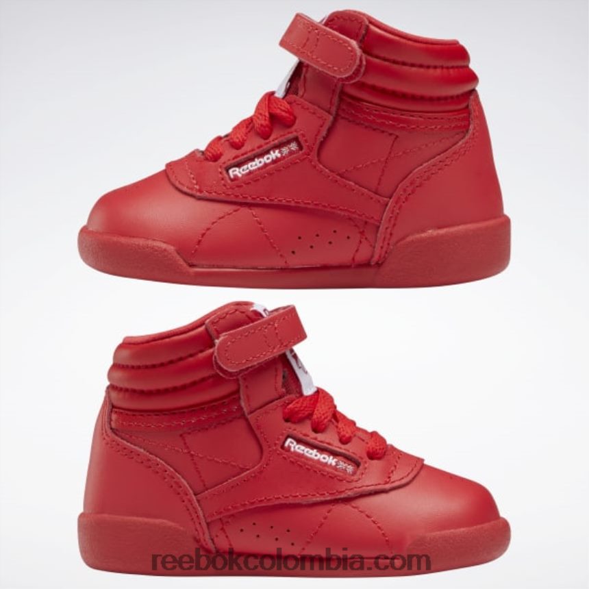 niños vector rojo/ftwr blanco zapatos freestyle hola - niño pequeño Reebok D260LP1449