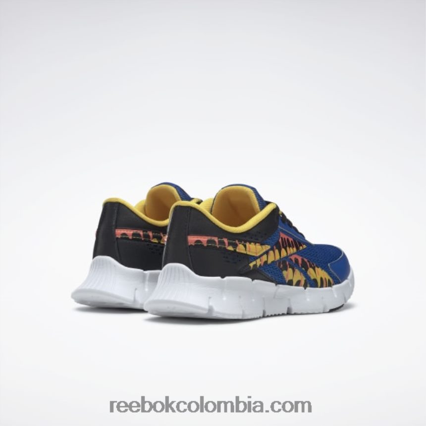 niños destello azul vectorial/núcleo negro/naranja zapatillas zig dynamica 2 - preescolar Reebok D260LP1383