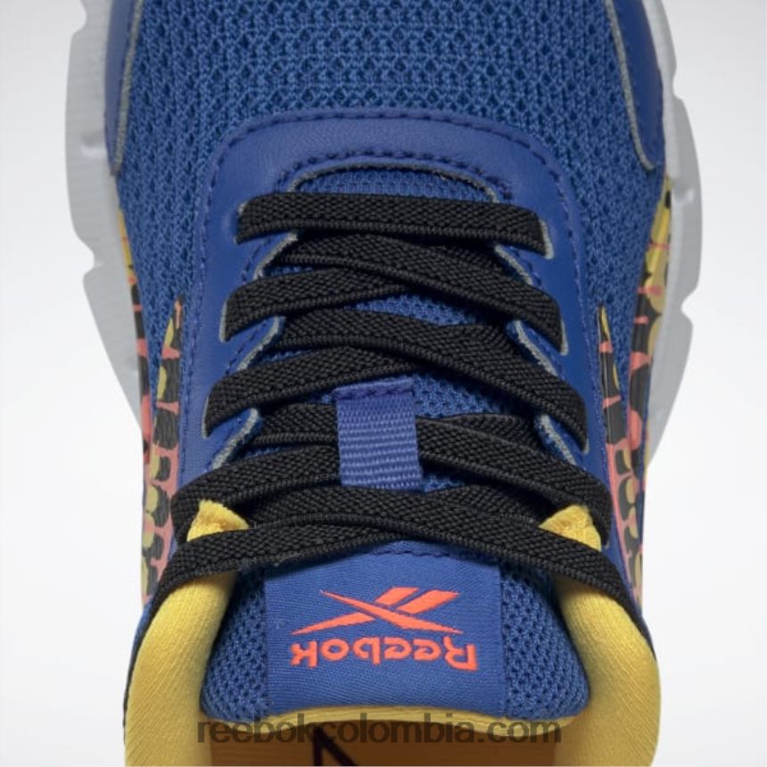 niños destello azul vectorial/núcleo negro/naranja zapatillas zig dynamica 2 - preescolar Reebok D260LP1383