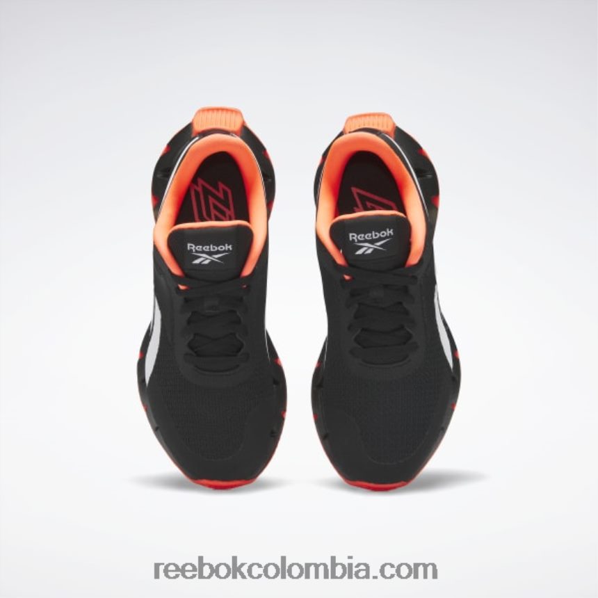 niños núcleo negro/naranja llamarada/ftwr blanco zapatos zig dynamica 2 - escuela primaria Reebok D260LP1374