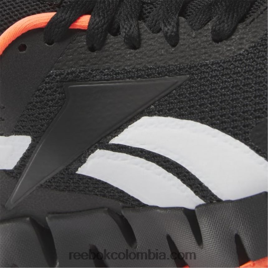 niños núcleo negro/naranja llamarada/ftwr blanco zapatos zig dynamica 2 - escuela primaria Reebok D260LP1374