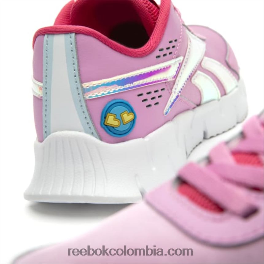 niños rosa icono/rosa intenso/blanco ftwr peppa pig zig dynamica 2 zapatillas - preescolar Reebok D260LP1405