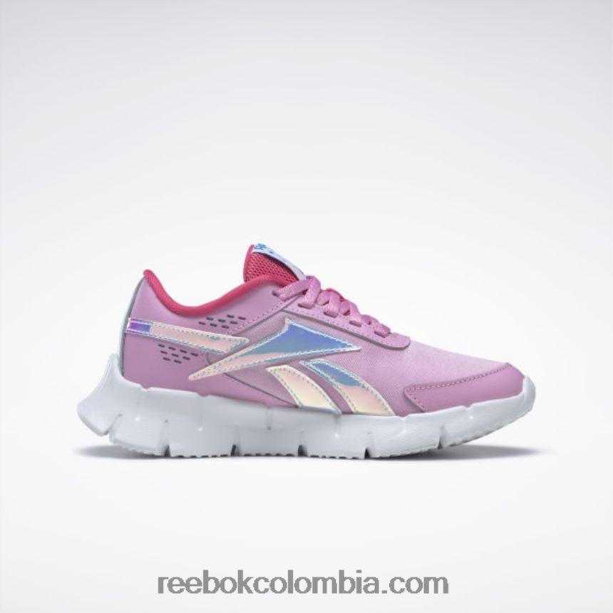 niños rosa icono/rosa intenso/blanco ftwr peppa pig zig dynamica 2 zapatillas - preescolar Reebok D260LP1405