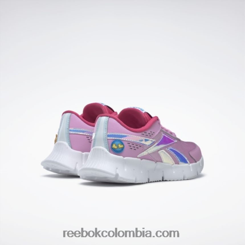 niños rosa icono/rosa intenso/blanco ftwr peppa pig zig dynamica 2 zapatillas - preescolar Reebok D260LP1405