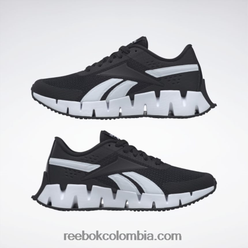 niños negro núcleo/blanco ftwr/gris puro 5 zapatos zig dynamica 2 - escuela primaria Reebok D260LP1388