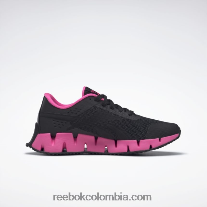 niños negro núcleo/rosa atómico zapatos zig dynamica 2 - escuela primaria Reebok D260LP1371
