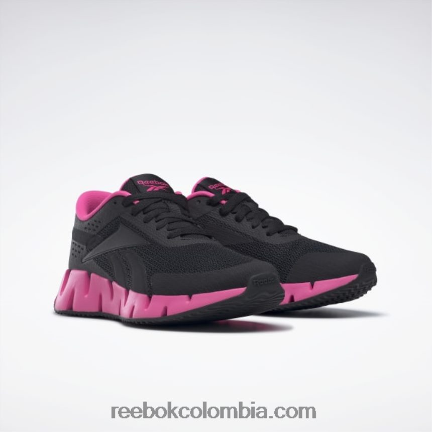 niños negro núcleo/rosa atómico zapatos zig dynamica 2 - escuela primaria Reebok D260LP1371