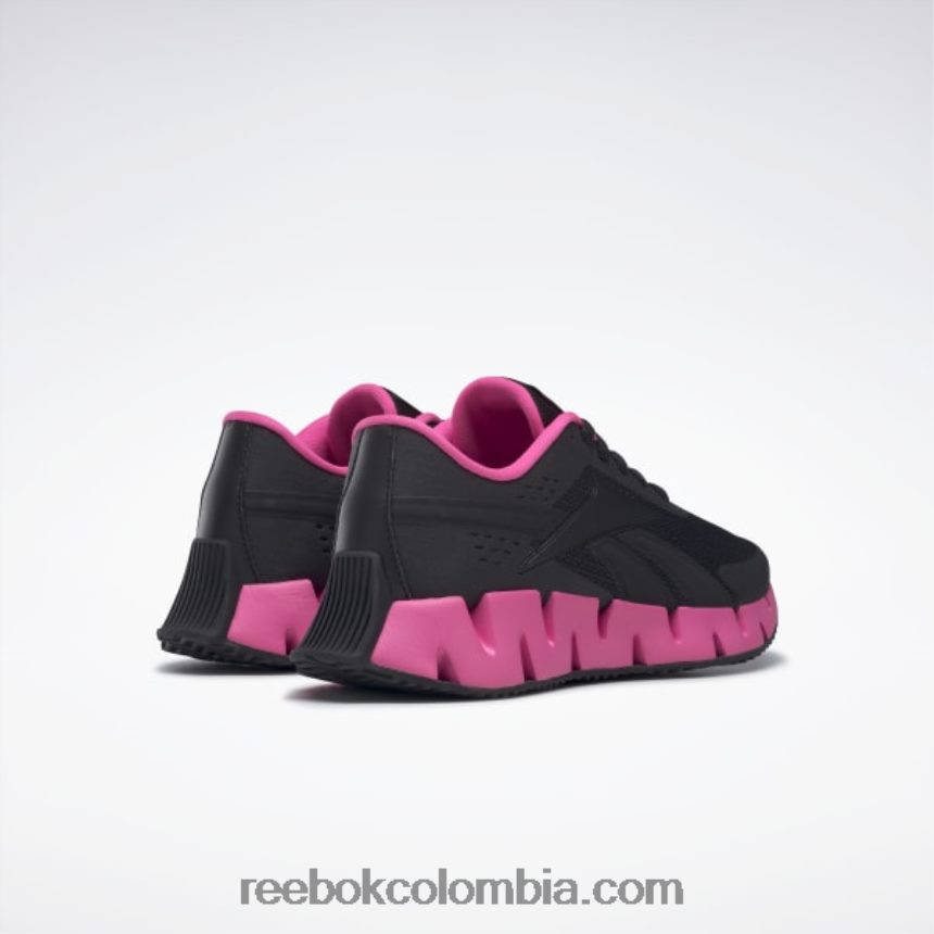 niños negro núcleo/rosa atómico zapatos zig dynamica 2 - escuela primaria Reebok D260LP1371