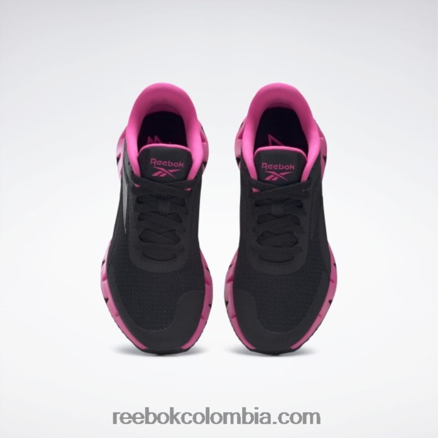 niños negro núcleo/rosa atómico zapatos zig dynamica 2 - escuela primaria Reebok D260LP1371