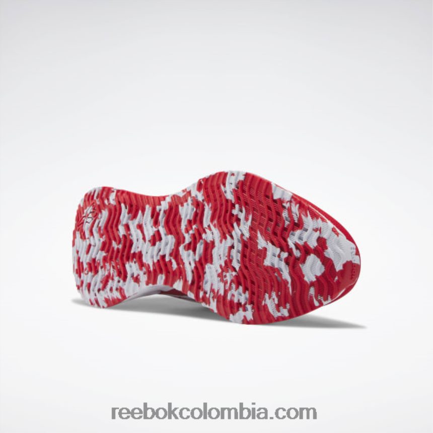 niños vector rojo/ftwr blanco zapatos zig dynamica 2 - escuela primaria Reebok D260LP1416
