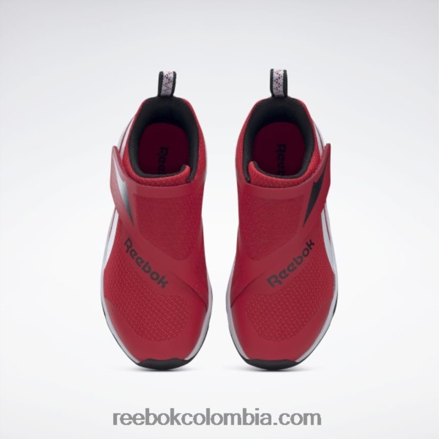 niños vector rojo/núcleo negro/ftwr blanco zapatos de ajuste igual - preescolar Reebok D260LP1434