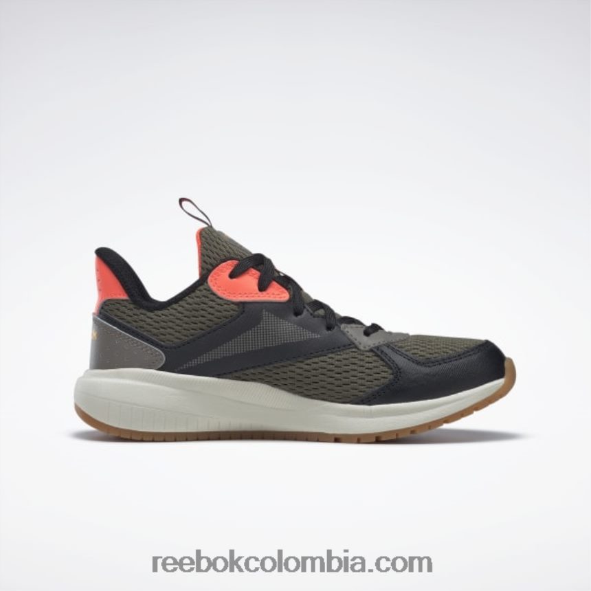 niños verde cazador/gris trek/alabastro zapatillas road supreme 4 - preescolar Reebok D260LP1445