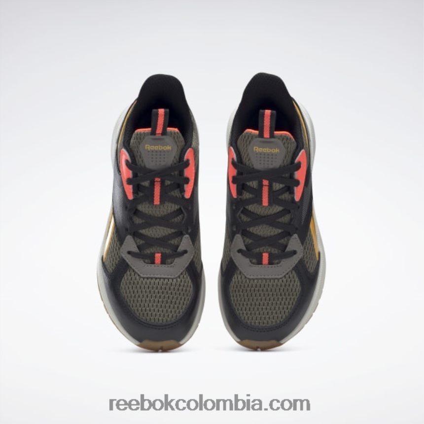 niños verde cazador/gris trek/alabastro zapatillas road supreme 4 - preescolar Reebok D260LP1445