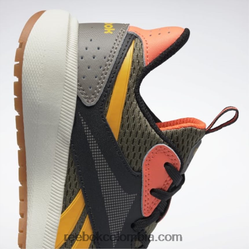 niños verde cazador/gris trek/alabastro zapatillas road supreme 4 - preescolar Reebok D260LP1445